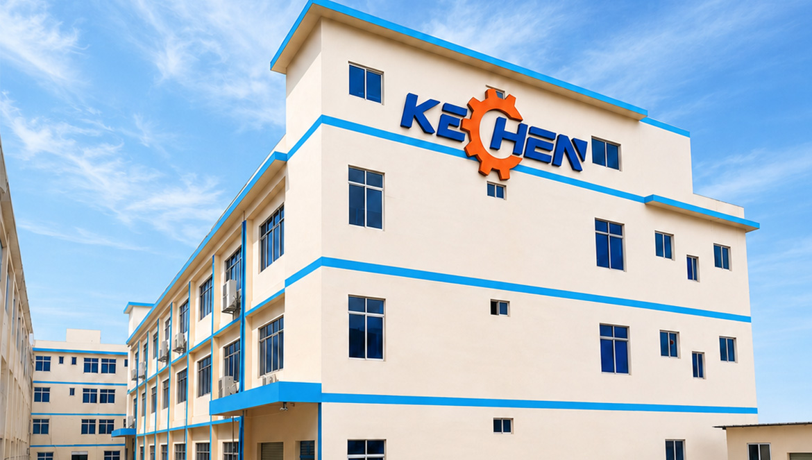 The official headquarters and factory building of Kechen Motor, a professional manufacturer of high-precision electric micro motors.