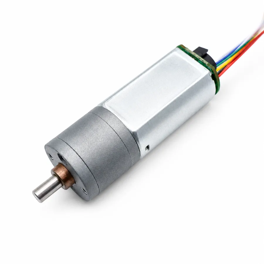 Kechen Motor 180 geared DC motor with integrated magnetic encoder for high-torque motion control applications.