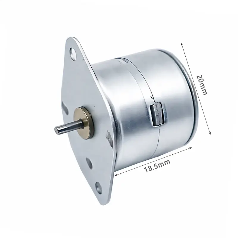 Kechen Motor KC-20BY PM stepper motor with 20mm diameter and 18.5mm body length for precision automation.
