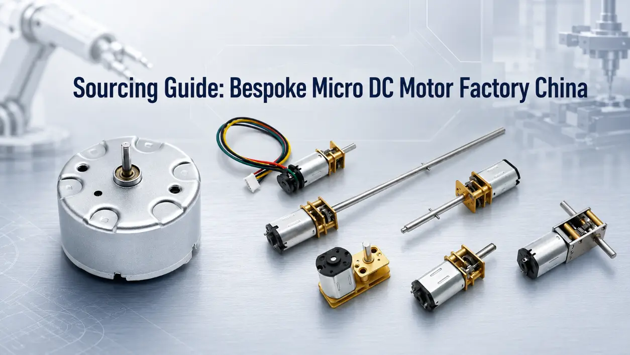 Bespoke micro dc motor factory china displaying gear motors on technical background for engineers.