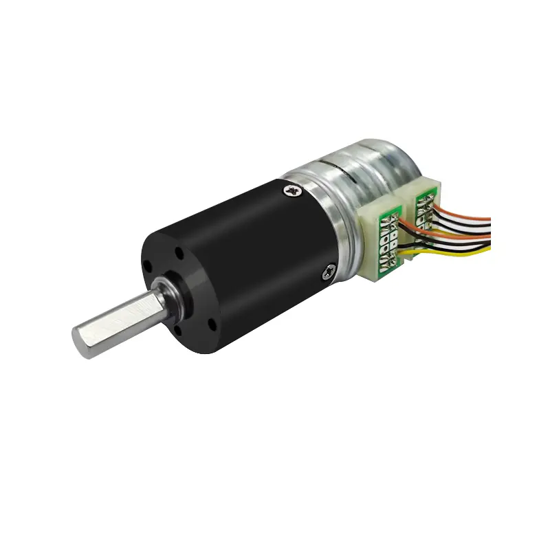 KC-GMP24-25BY precision double-layer stepper motor, 2220 gf.cm holding torque, 24V bipolar geared industrial design.