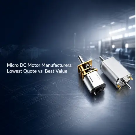 micro dc motor manufacturers compare gear motors against factory backdrop for technical buyers