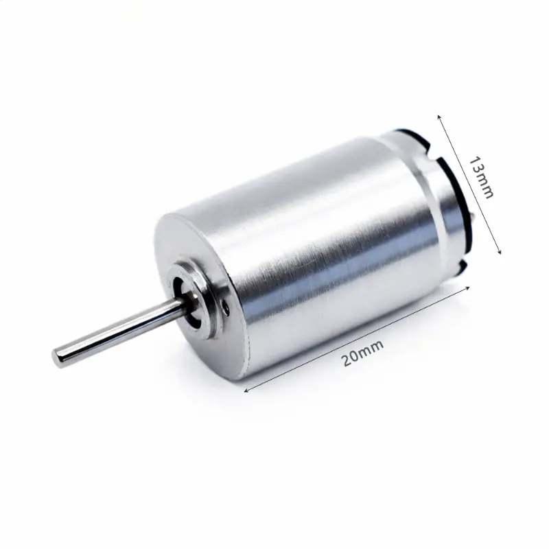 Kechen Motor 1320 micro brushless motor with 1 mm shaft and compact coreless design for precision motion systems.